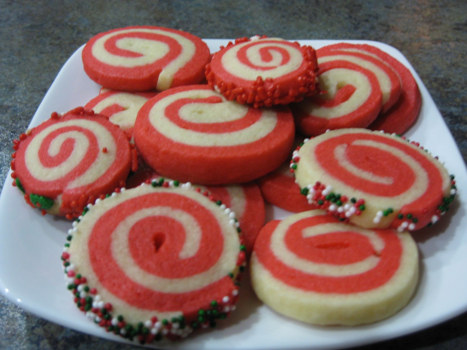 Christine's Apron Adventures: Christmas Countdown - Spiral Sugar Cookies