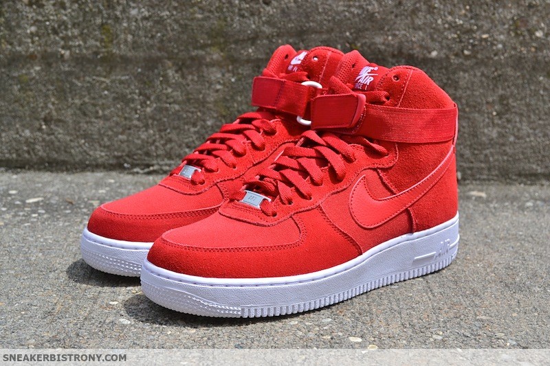 nike air force high red