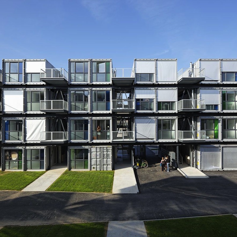 Shipping Container Homes Cattani Architects, Cité A Docks Le Havre