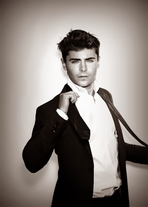 The Randy Report Black & White Zac Efron