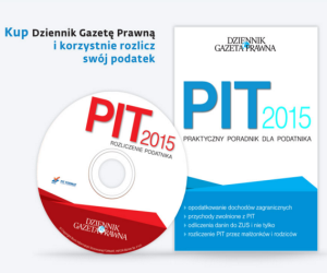 PIT 2015 - rozlicz swój podatek z Gazetą Prawną Promocje i wyprzedaże