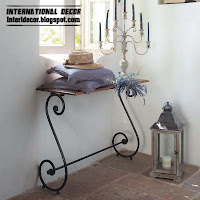 iron shelves, wrought iron forged furniture designs