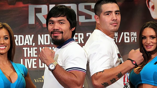  Manny Pacquiao vs Brandon Rios boxing fight