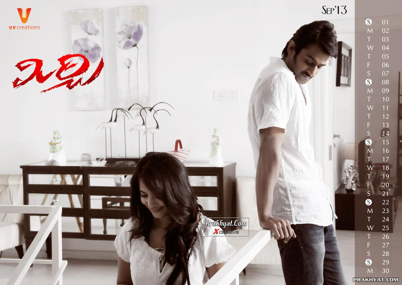 Mirchi 2013 Calender for Fans HD Pics New Stills Telugu movies NFDB