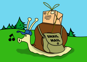 Image result for snail mail
