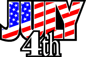 july 4 clipart