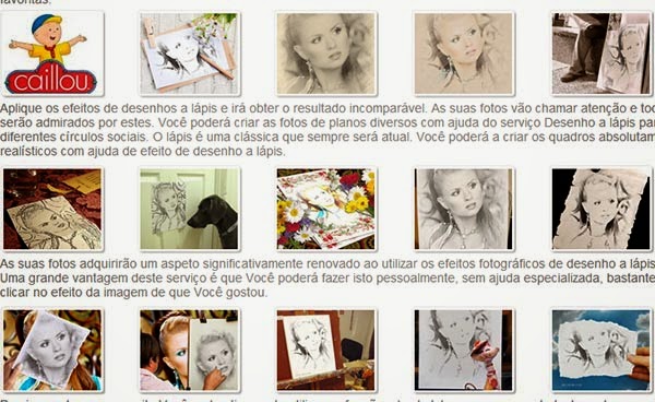 Estilos de efeitos desenho Estilos de efeitos desenho