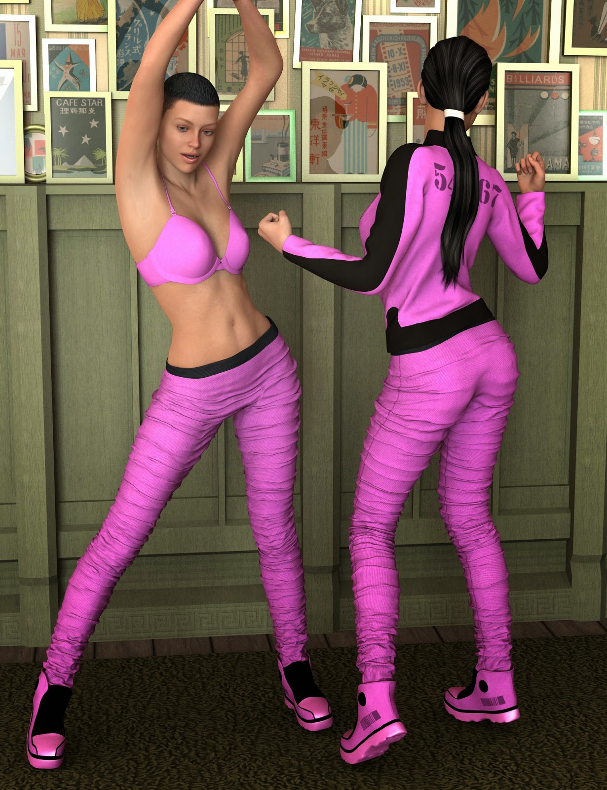 3d Models Art Zone - Army Brat for Genesis 2 Female(s) 3d Models Art Zone - Army Brat for Genesis 2 Female(s)