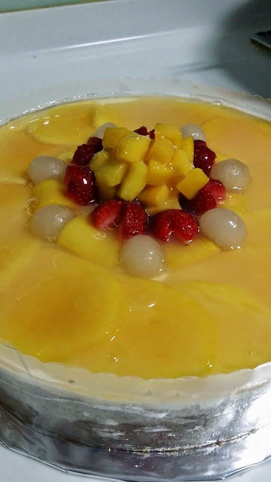 Mango Yoghurt Cheesecake by Joanne Angel