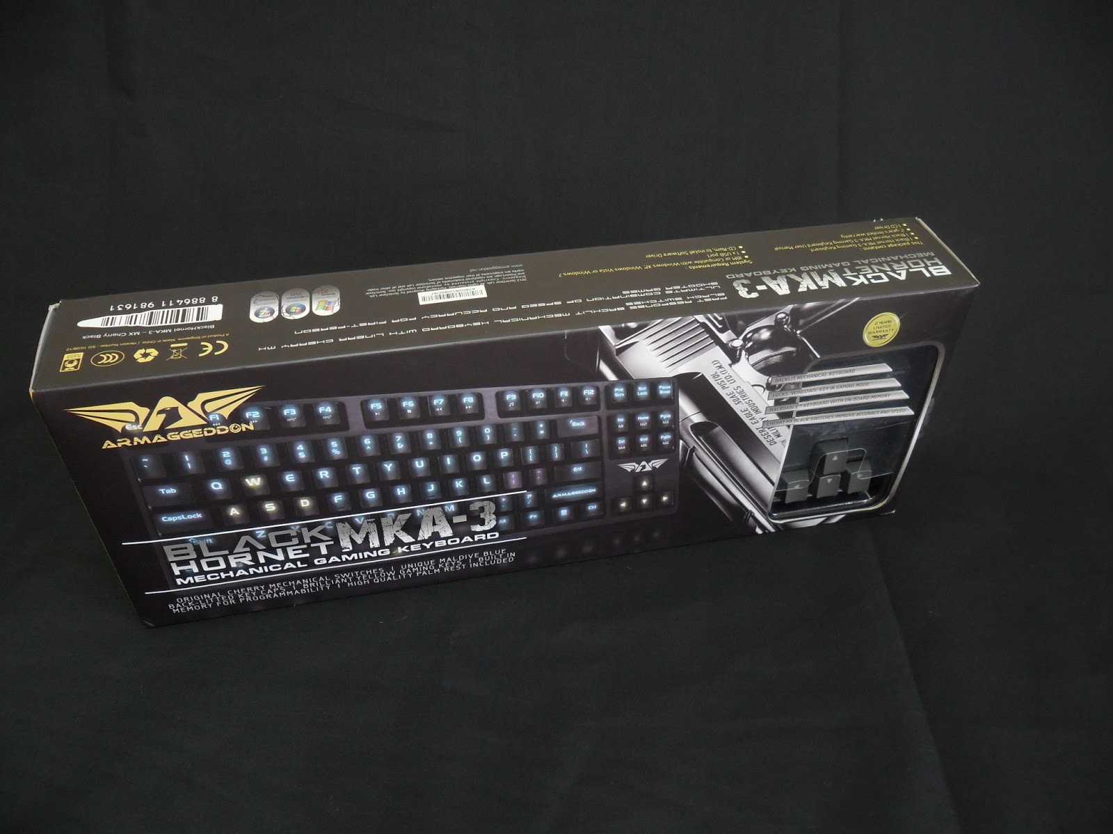 Unboxing & Review: Armaggeddon Black Hornet MKA-3 Mechanical Gaming Keyboard 2