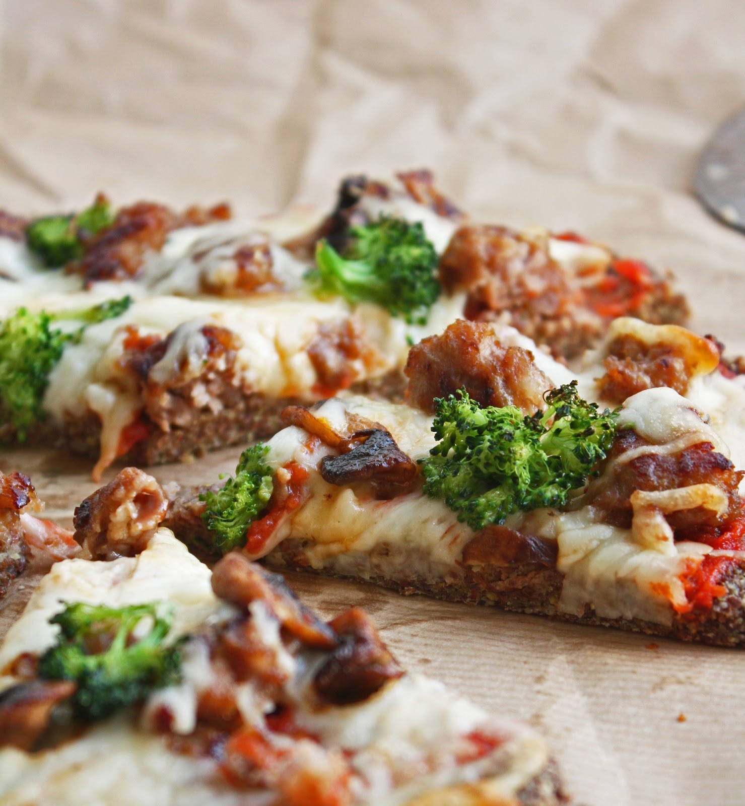 Low Carb Flax Parmesan Pizza Crust Gluten Free Low Carb Flax Parmesan Pizza Crust Gluten Free