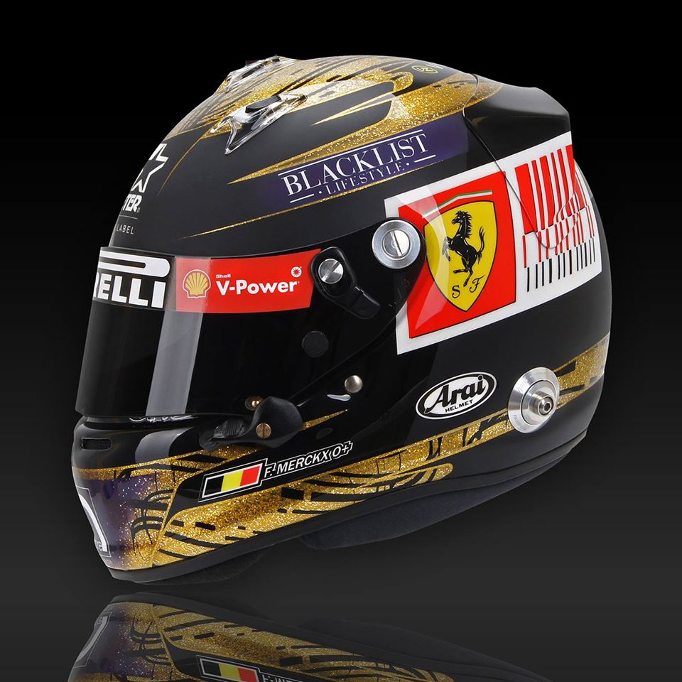 Racing Helmets Garage Arai GP6 F.Merckx 2015 by Jens Munser Designs