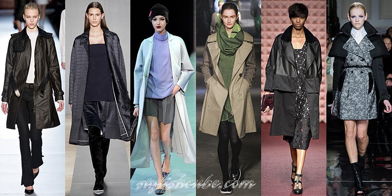 Fall 2013 Fashion Raincoats Trends
