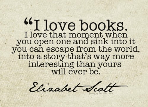 I love books