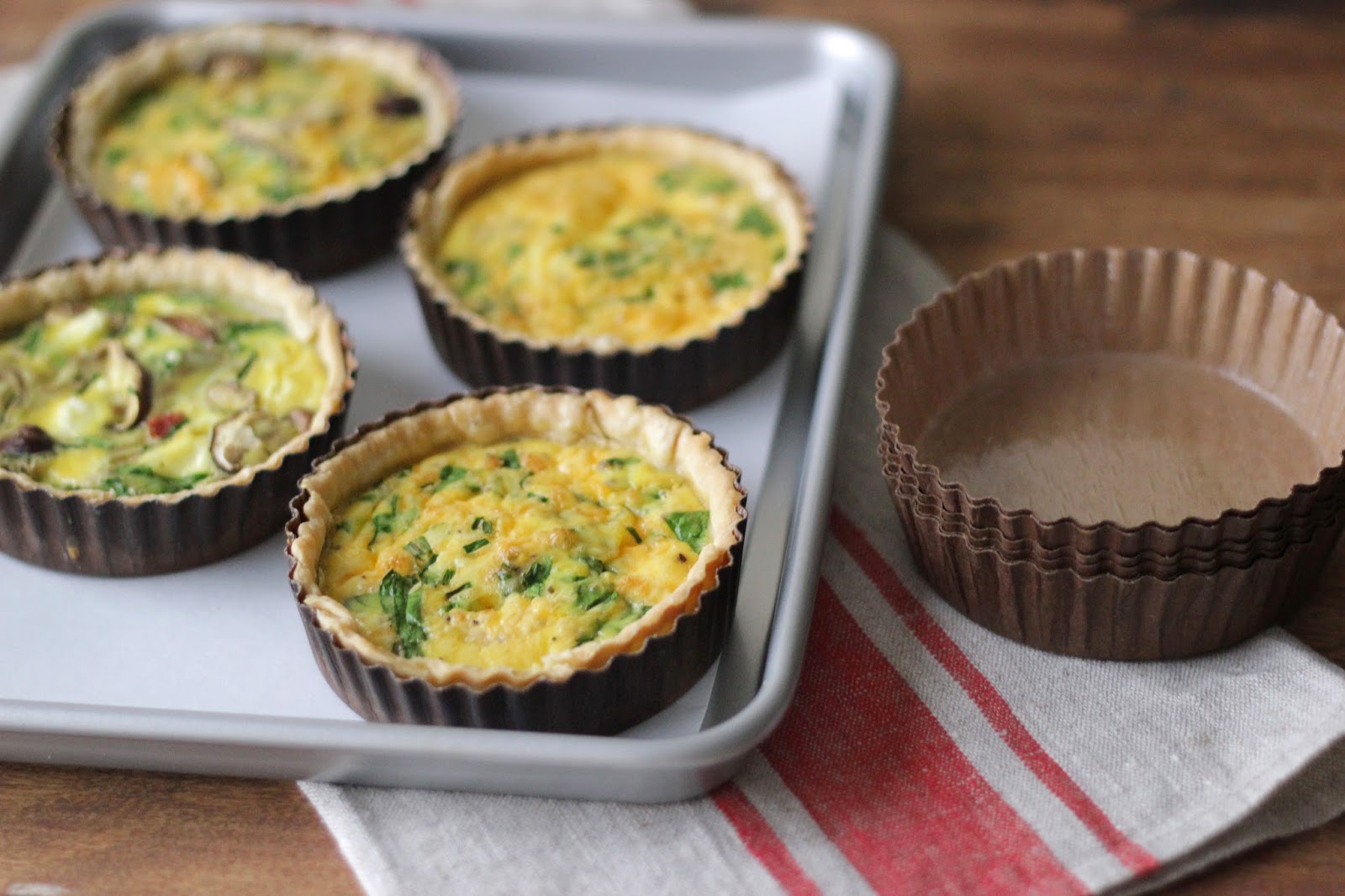 Jenny Steffens Hobick Individual Quiche Tarts Make Ahead Easy