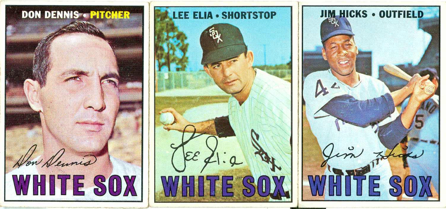 Baseball - 1967 Topps Chicago White Sox: EJJIII's 1967 Topps