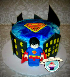 Superman Lego Cake