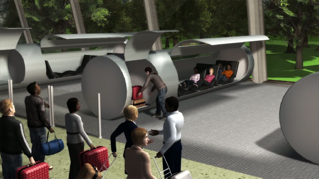 Tesla Hyperloop Train Can Travel At 4000 mph