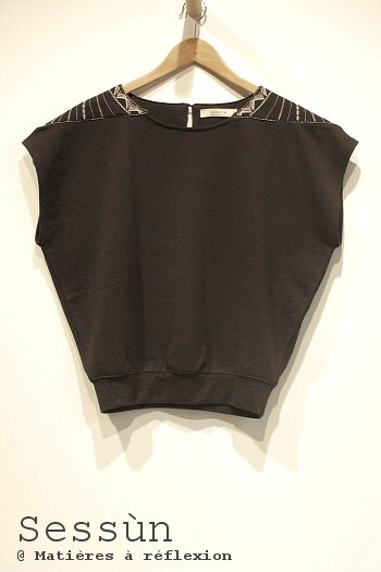 sweat sessun brodé Manissa prix réduit !