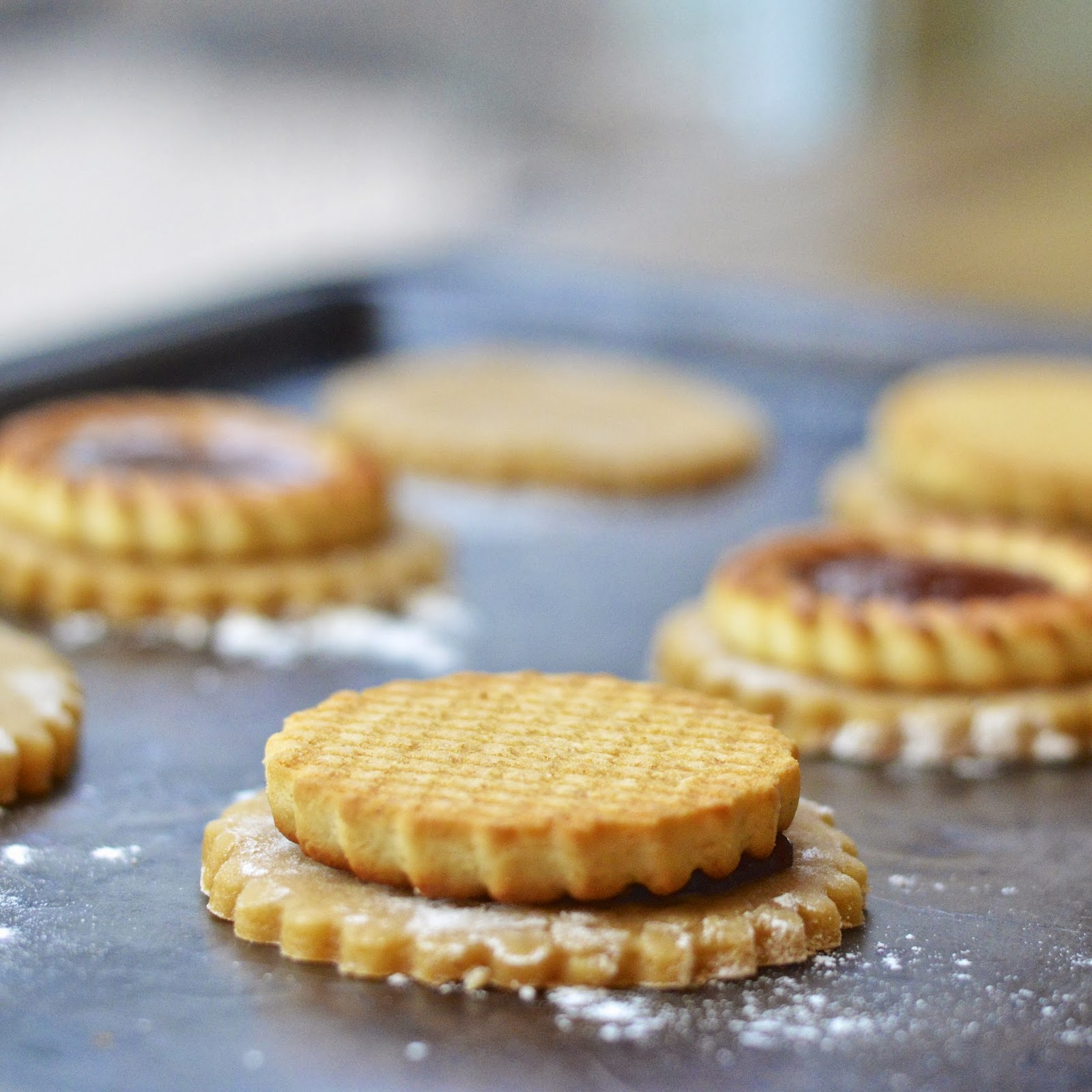 Double Stuffed Peanut Butter and Jelly Cookies Virtually Homemade