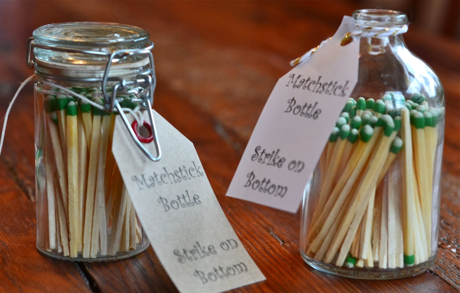 Sugar Confetti DIY Apothecary Matchstick Bottle & Candle
