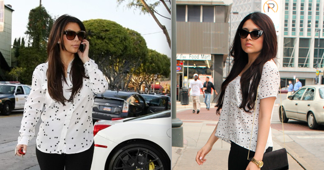 Kim Kardashian Inspired Stars + Pink Pumps Ashley Meza