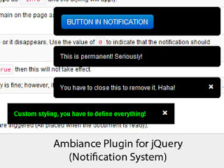 Ambiance Plugin for jQuery - Notification System Ambiance Plugin for jQuery - Notification System