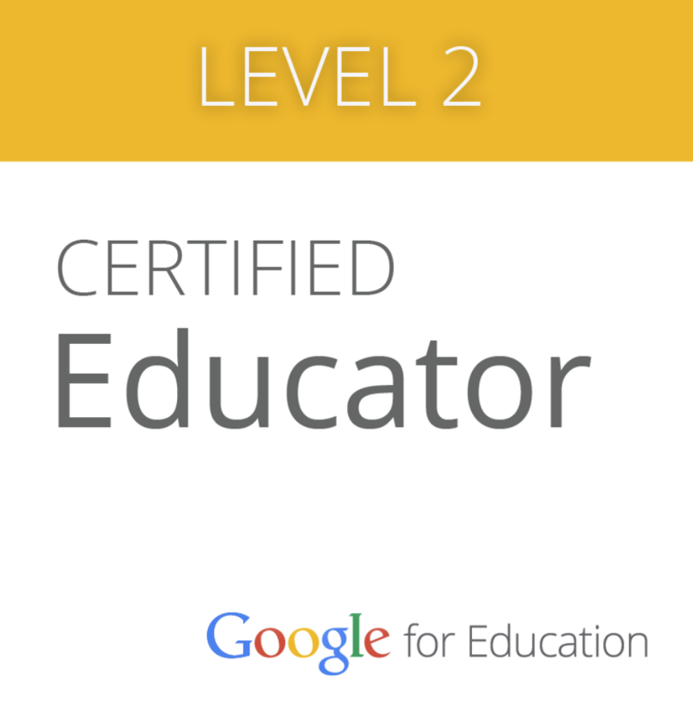 Google Certified Educator - Level 2