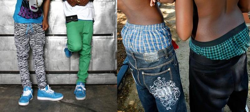 saggy jeans
