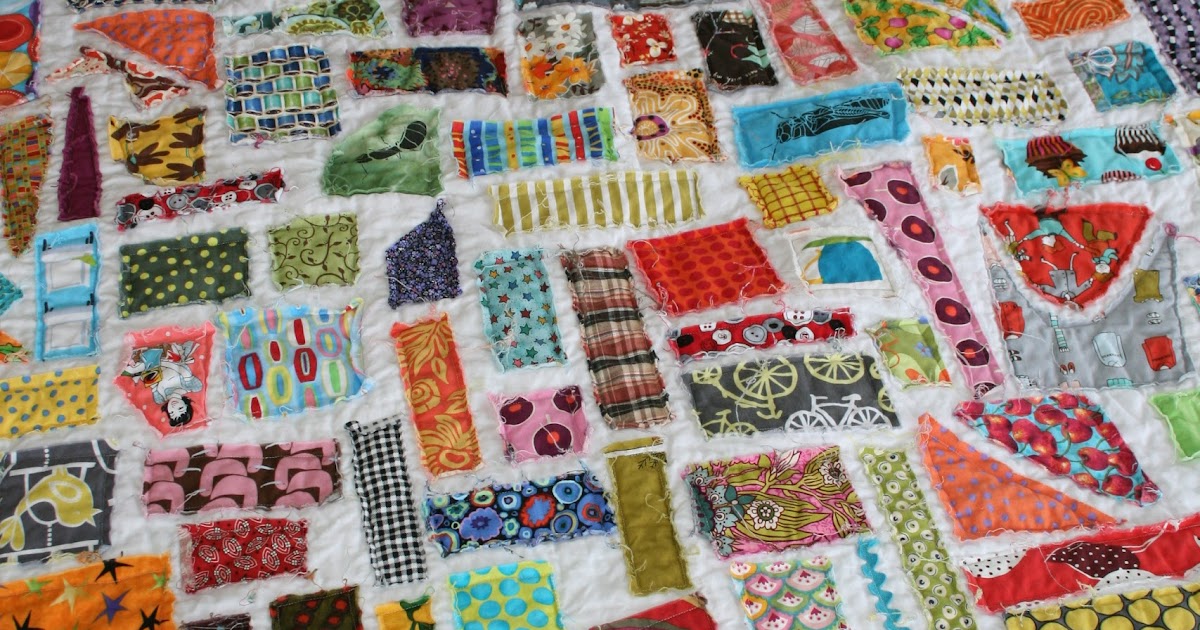 THE QUILT BARN Wonky Ticker Tape Quilt