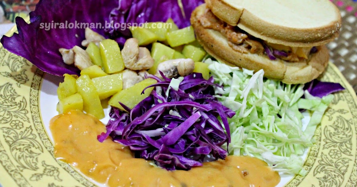 Syira Lokman: Resepi Sandwich tuna & Chicken Salad.