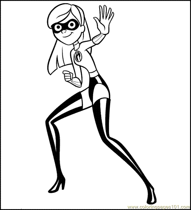 You can download and print this disney incredibles coloring pages,then color it with your kids or share with your friends. Free Coloring Pages Disney Incredibles Cartoon Coloring Books To Print