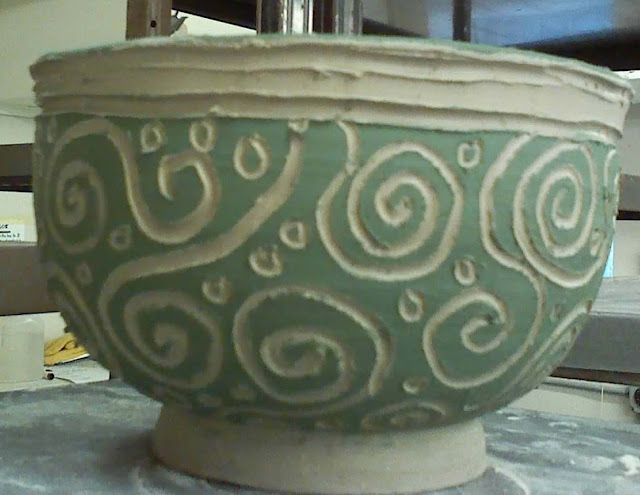 blabbing about pottery