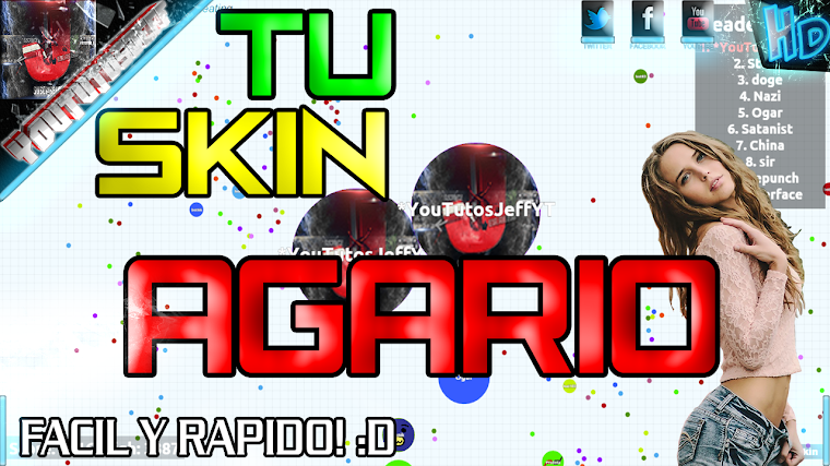 COMO CREAR TU SKIN EN AGAR.IO FACIL Y RAPIDO | 2015