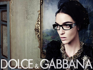 Dolce Gabbana Model with Glasses and Jewellery HD Wallpaper