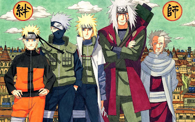 gambar naruto kakashi minato jiraiya sarutobi wallpaper gambar naruto kakashi minato jiraiya sarutobi wallpaper