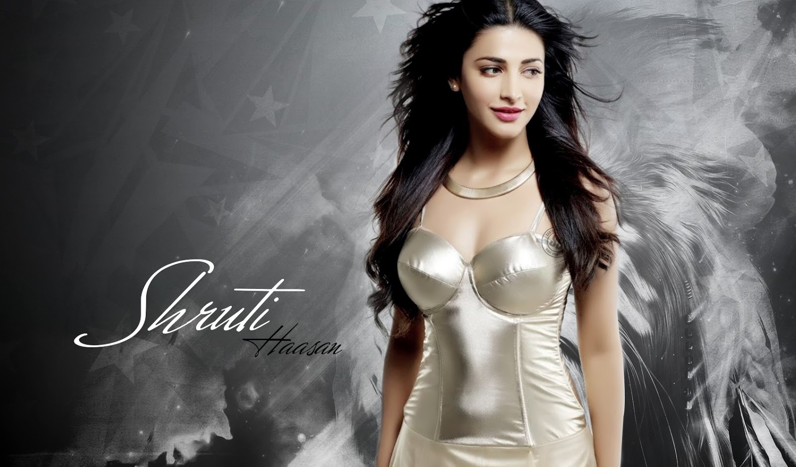shruti haasan milky white wallpaper hd