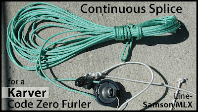 Annapolis Performance Sailing APS Karver Code Zero Furler Continuous Splice Samson MLX