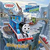 Thomas the tank engine Risky Rails 24 page paperback to delight young children ages 3 to 7 years