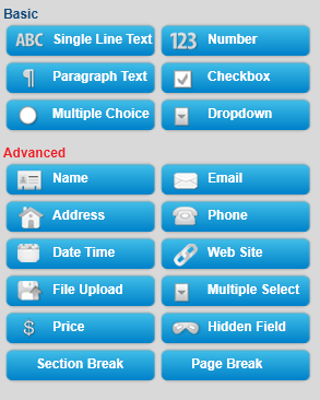 create a contact form with file upload option blog tech world form button