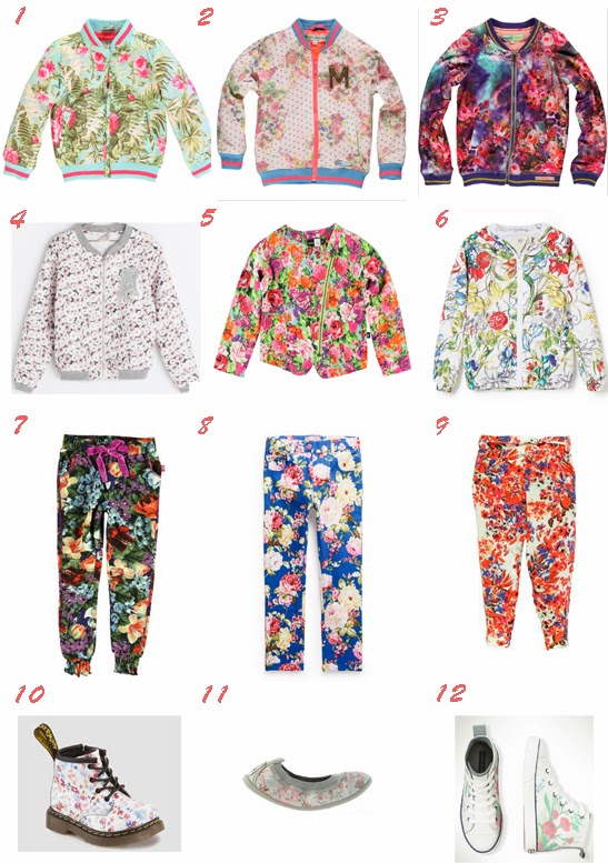 Selección moda niña primavera verano 2014 tendencia floral