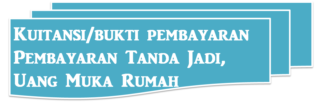 Contoh Kuitansi Pembayaran Tanda Jadi Angsuran Uang Muka Per