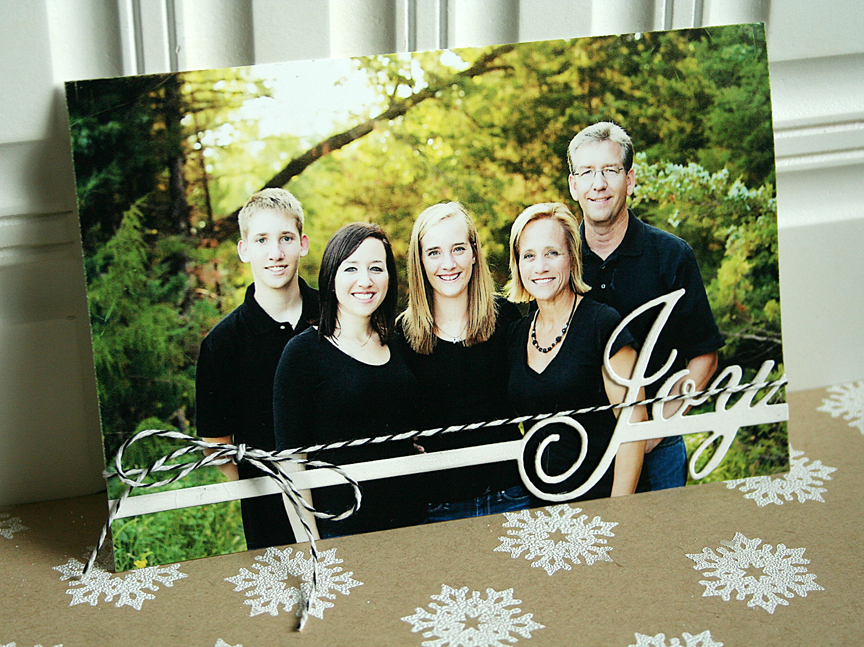 Homespun with Heart: Quick and easy holiday photo cards&hellip;