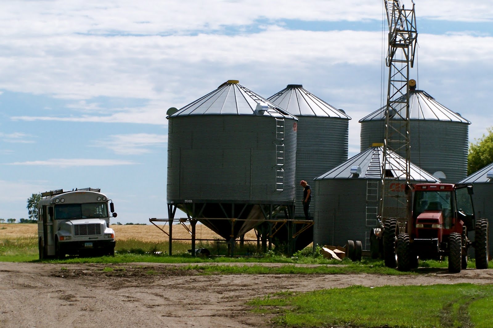 Steel Grain Bins Gain Hopper Bottoms Farmer Bloggers