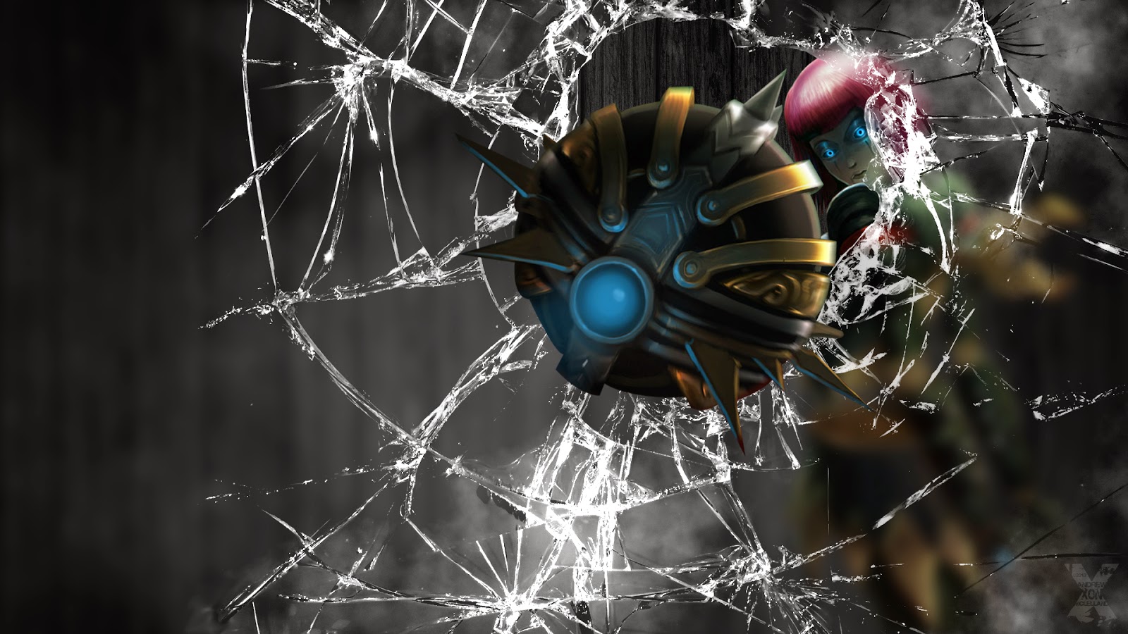 broken screen league of