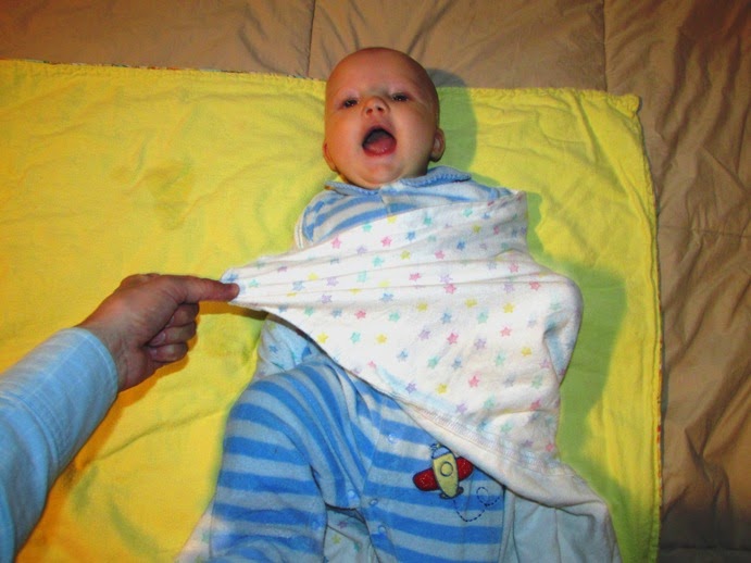 Alpine Climb Tutorial Miracle blanket wrap for baby WITHOUT the