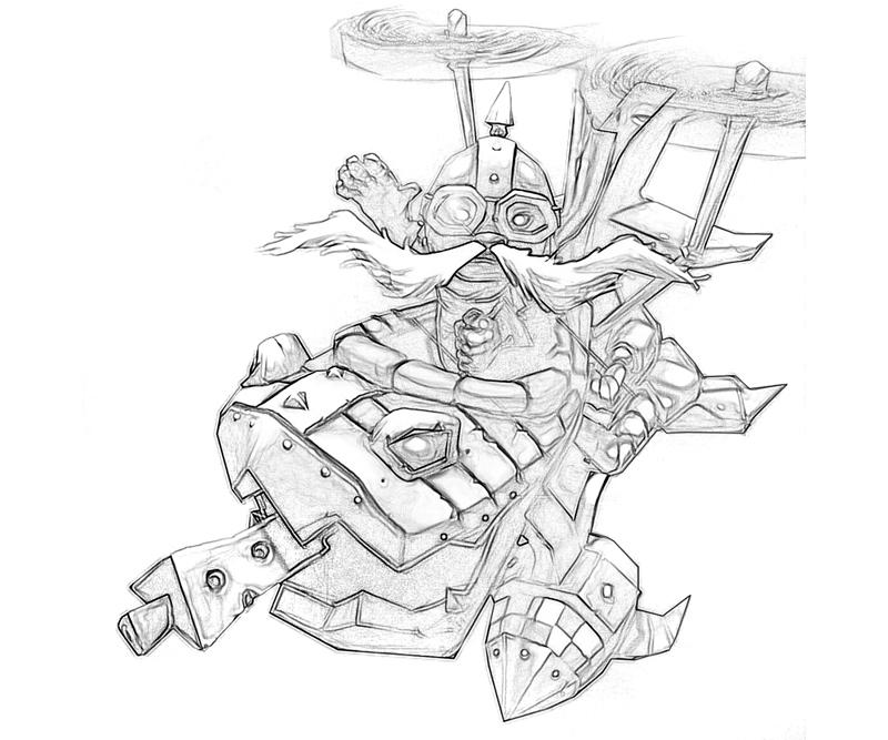 League of Legends Corki Character Coloring Pages league-of-legends-corki-character-coloring-pages