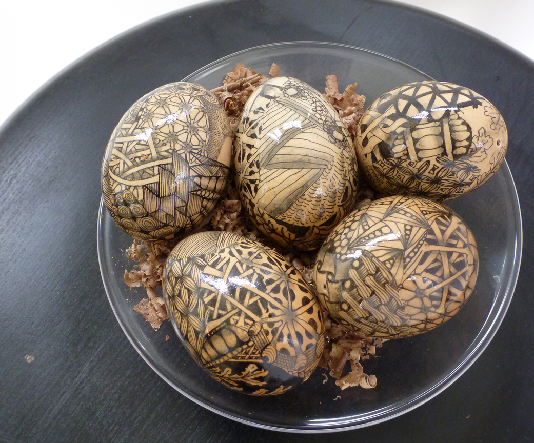 Zentangle Easter Eggs