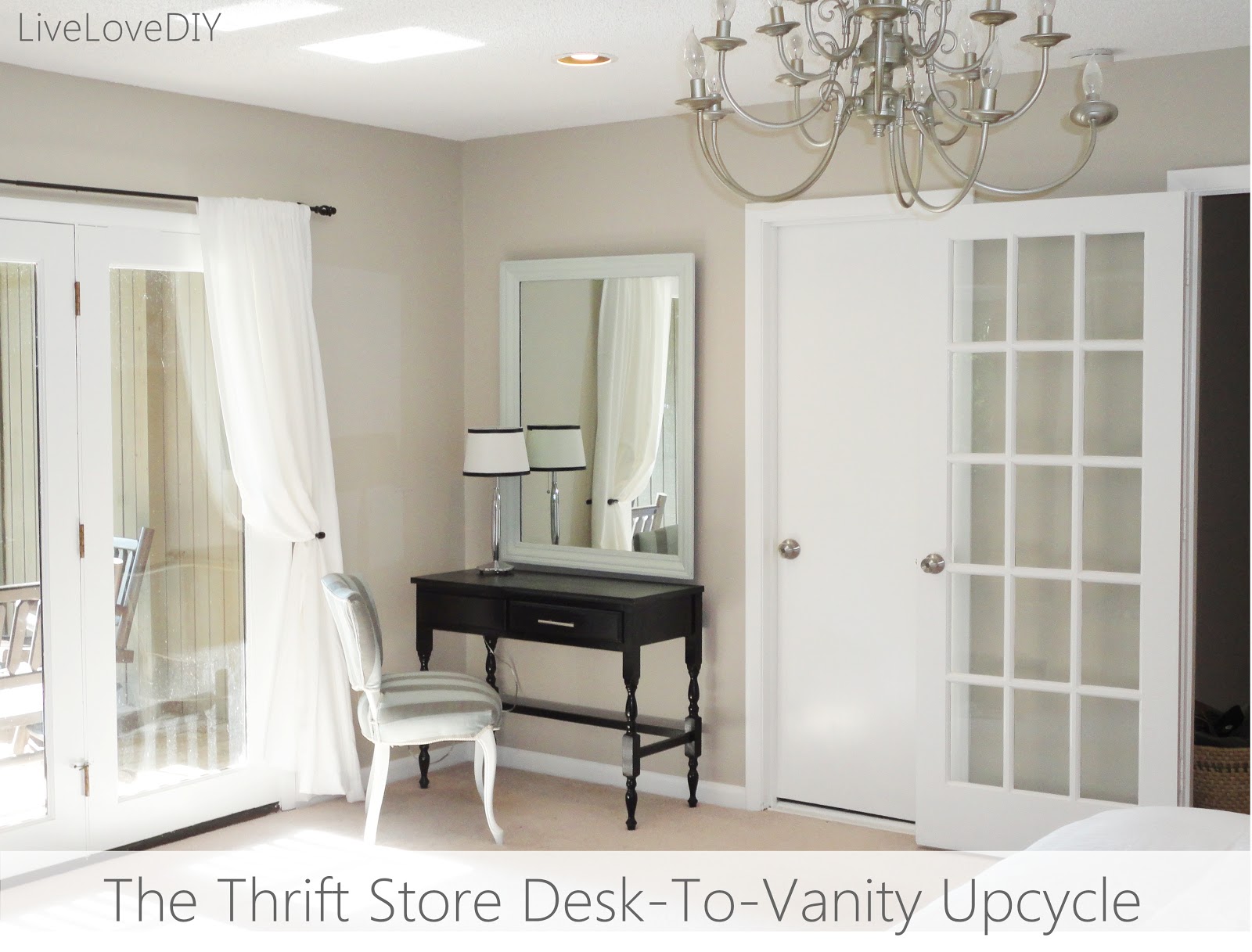 White Painted Desk