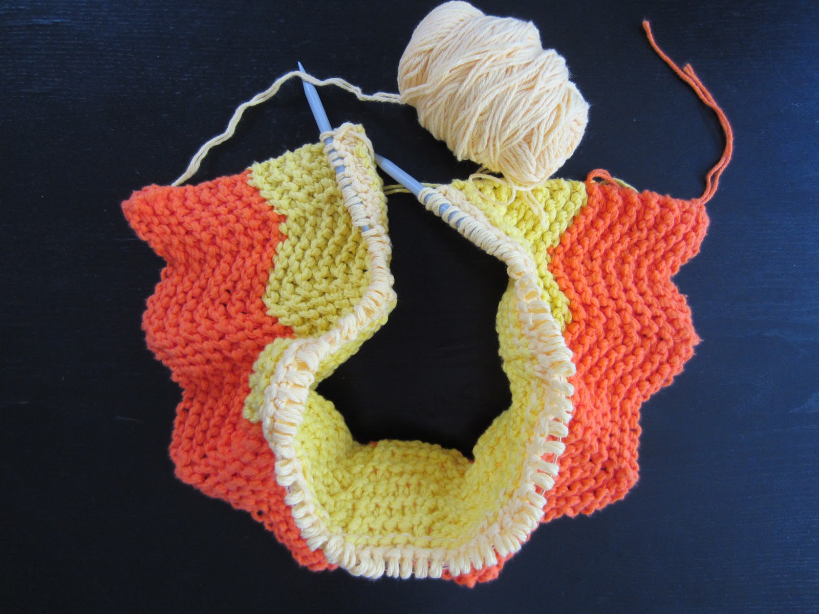Staying Steyn: Knitathon: Chevron Baby Blanket